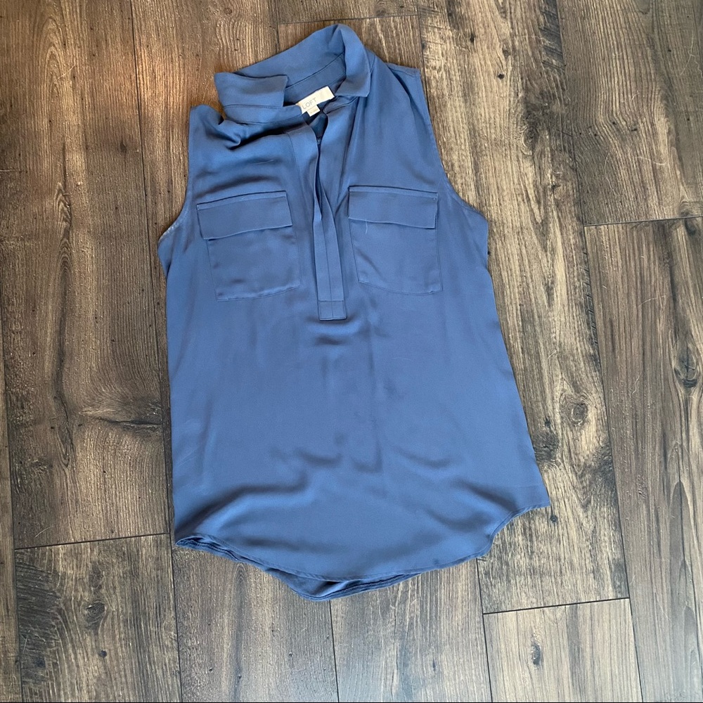 Loft Blue Blouse